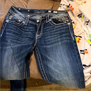 Miss Me Dark Blue Boot Cut Jeans